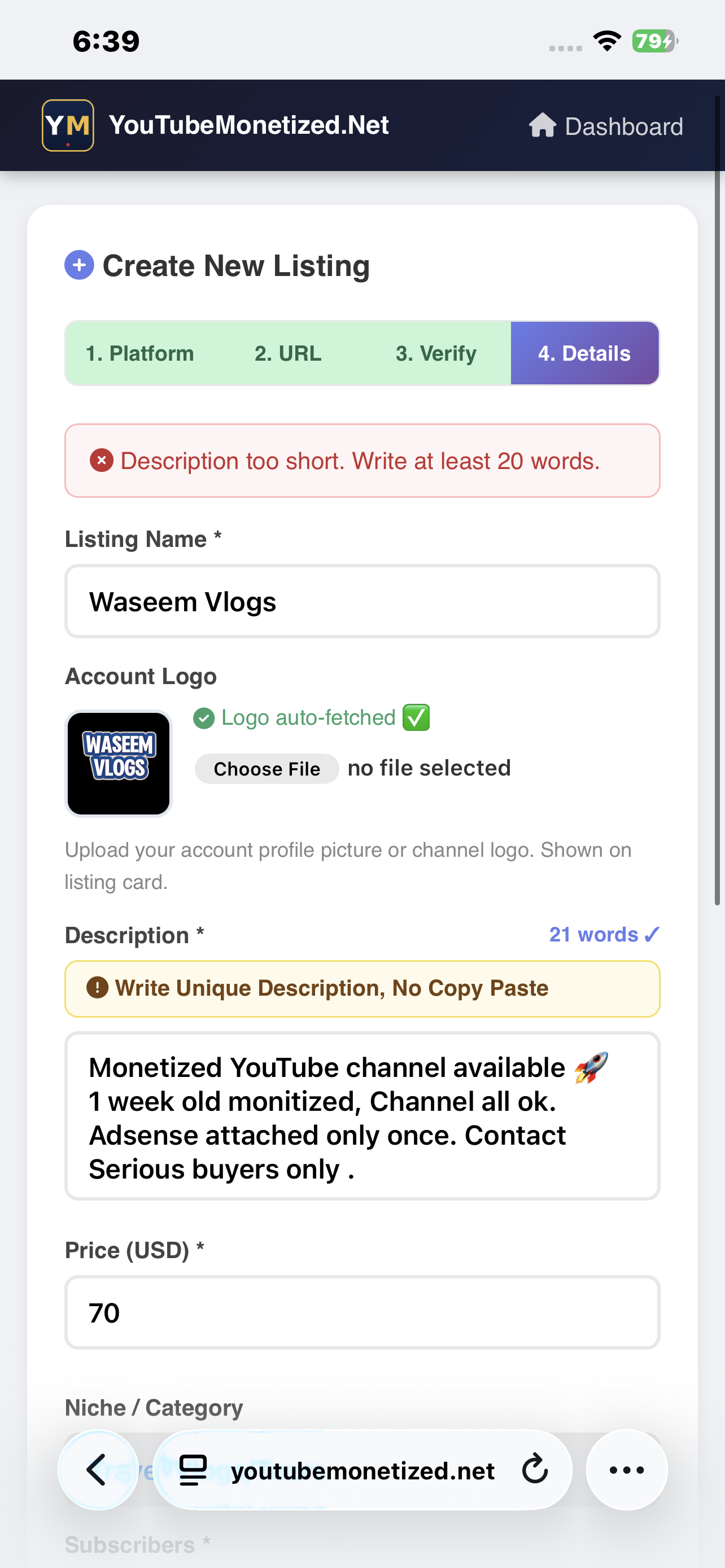 Waseem Vlogs screenshot